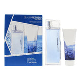 Kenzo L'Eau Par Kenzo Gift Set 100ml EDT - 75ml Body Gel - Peacock Bazaar