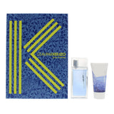 Kenzo L'Eau par Kenzo pour Homme Gift Set 100ml EDT - 75ml Hair and Body Shampoo - Peacock Bazaar