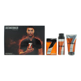 Cristiano Ronaldo CR7 Fearless Gift Set 100ml EDT - 150ml Shower Gel - 150ml Body Spray - Peacock Bazaar