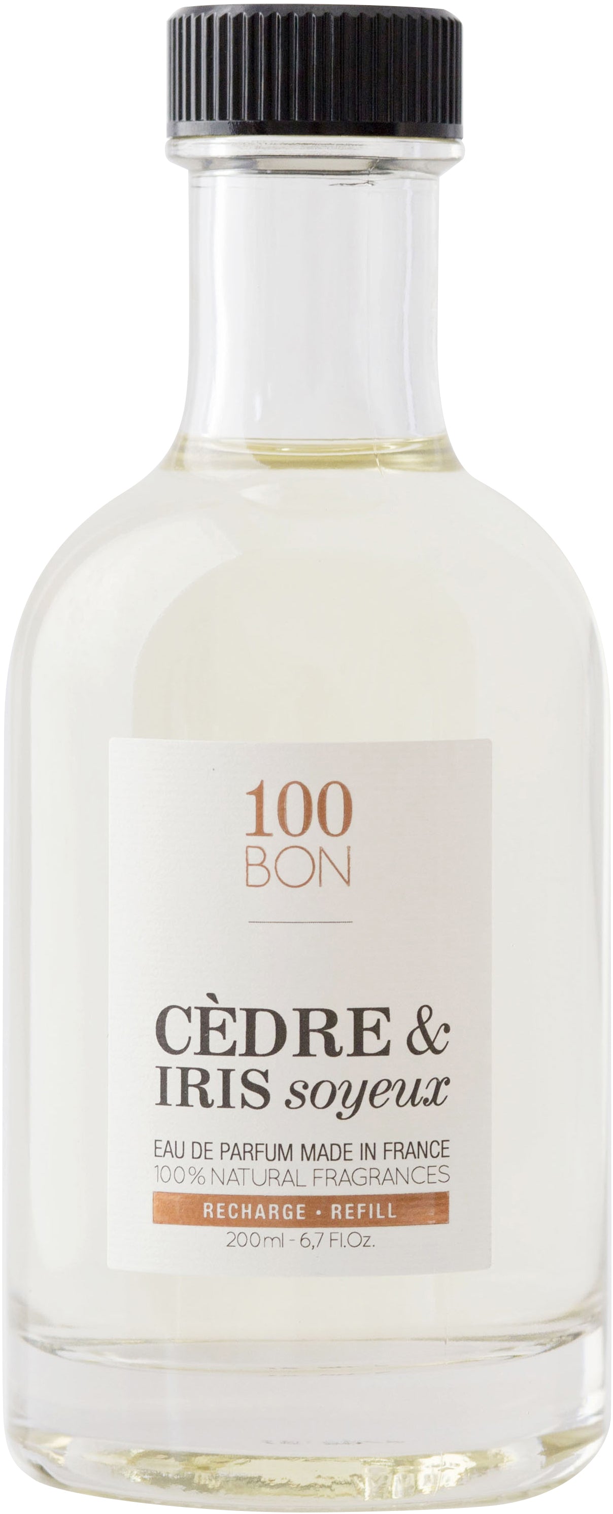 100BON Cèdre & Iris Soyeux Eau de Parfum 200ml Refill - Peacock Bazaar