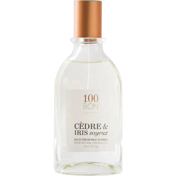 100BON Cèdre & Iris Soyeux Refillable Eau de Parfum 50ml Spray - Peacock Bazaar