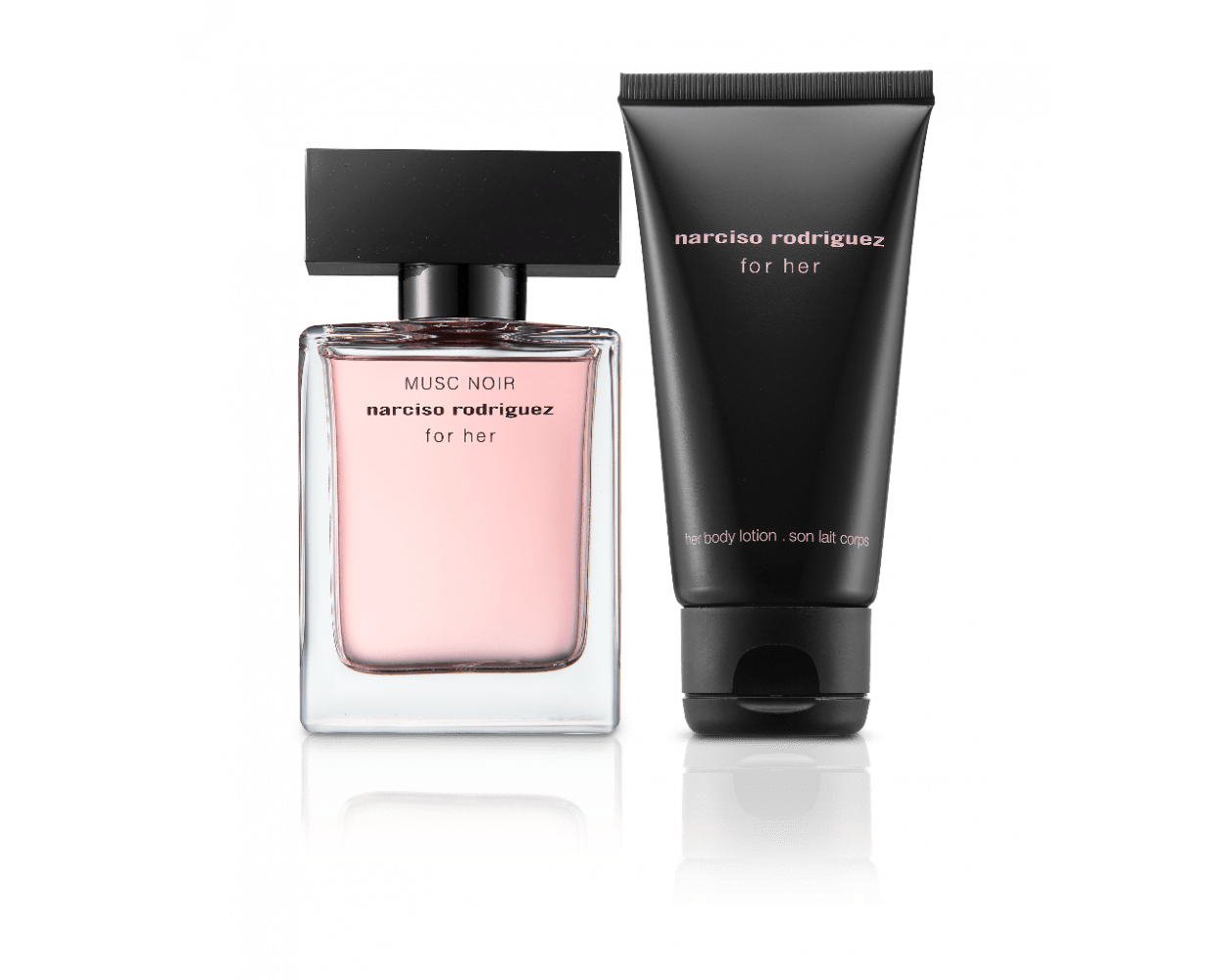 Narciso Rodriguez Musc Noir For Her Gift Set 30ml EDP - 50ml Body Lotion - Peacock Bazaar