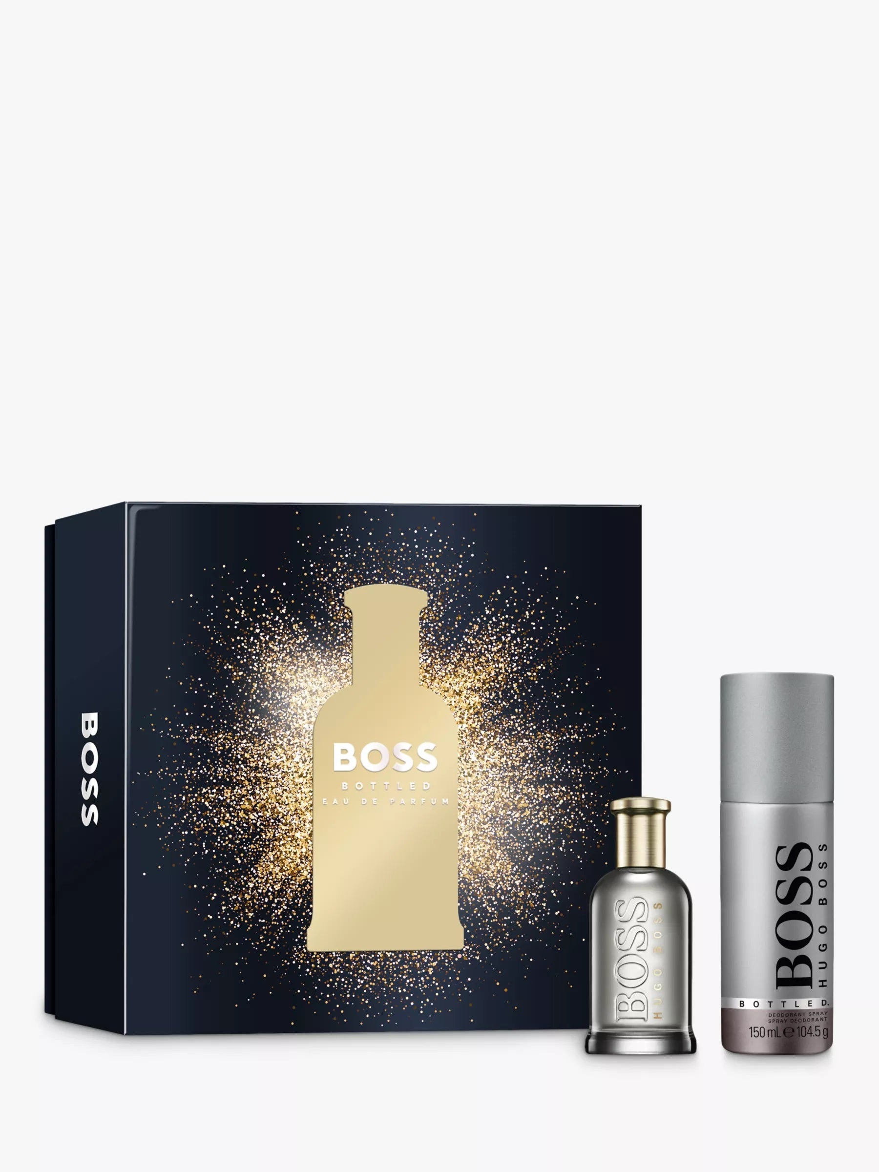 Hugo Boss Boss Bottled Eau de Parfum Gift Set 50ml EDP - 150ml Deodorant Spray - Peacock Bazaar