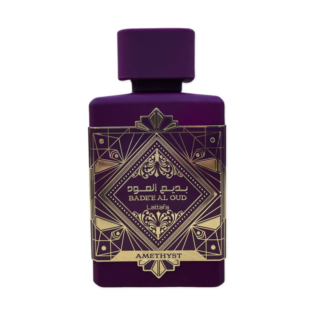 Lattafa Perfumes Bade'e Al Oud Amethyst Eau de Parfum 100ml Spray - Peacock Bazaar