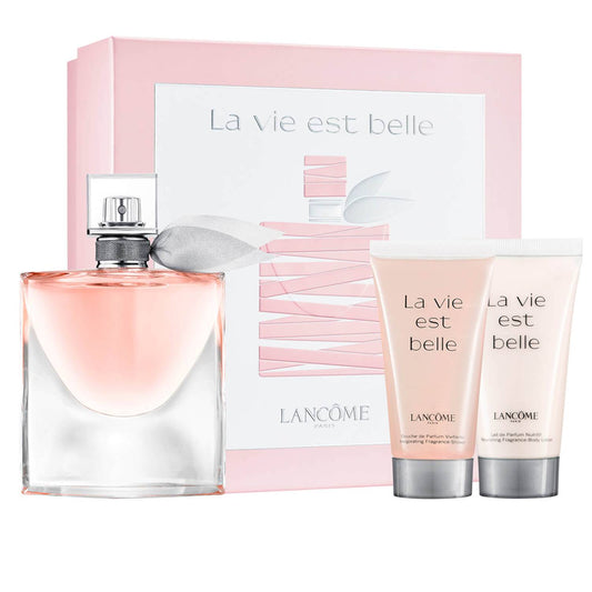 Lancome La Vie Est Belle Gift Set 50ml EDP - 50ml Shower Gel- 50ml Body Lotion - Peacock Bazaar