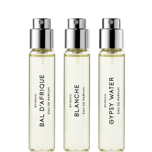 Byredo La Selection Nomade Gift Set 12ml Bal d'Afrique EDP - 12ml Blanche EDP - 12ml Gypsy Water - Peacock Bazaar