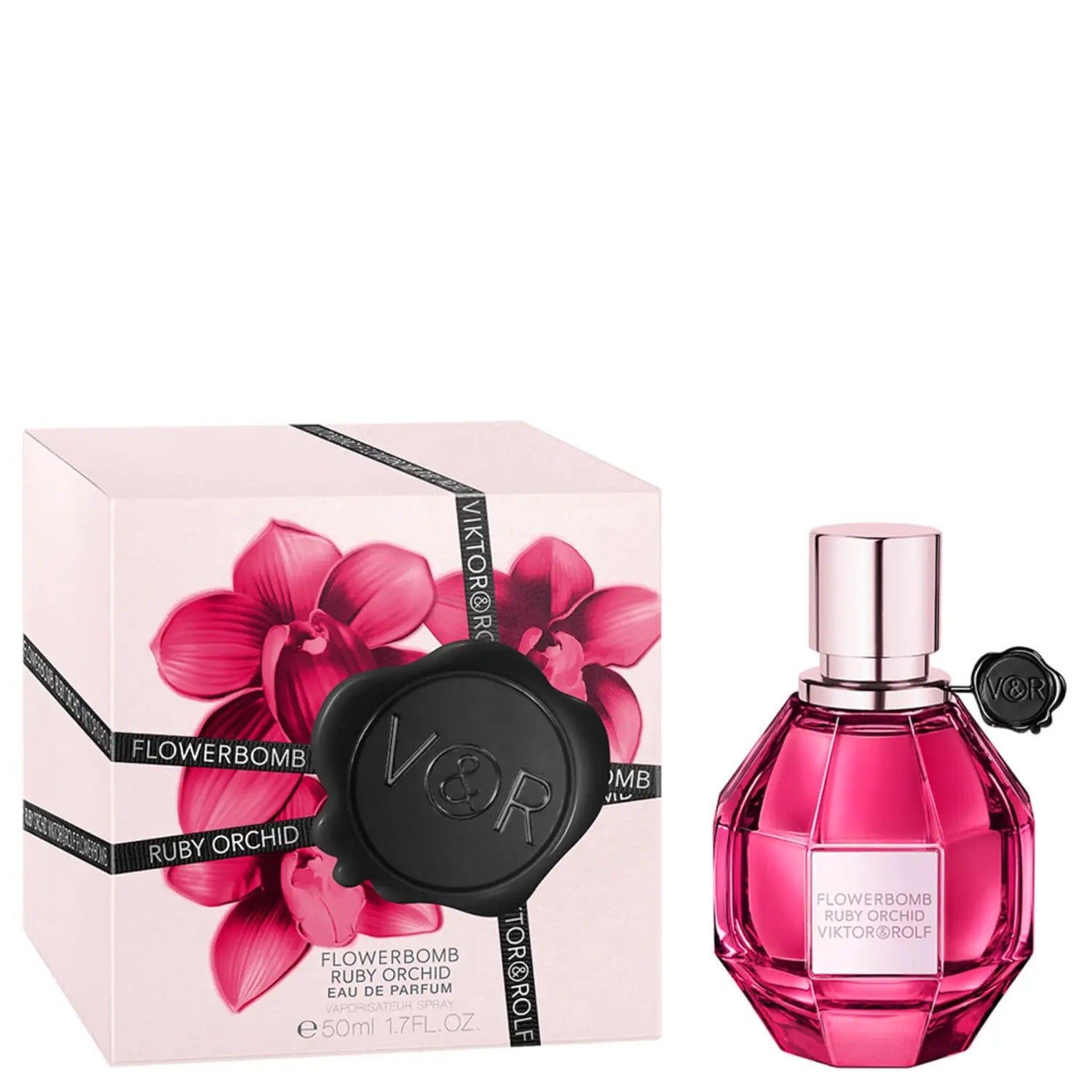 Viktor & Rolf Flowerbomb Ruby Orchid Eau de Parfum 100ml, & 50ml Spray - Peacock Bazaar