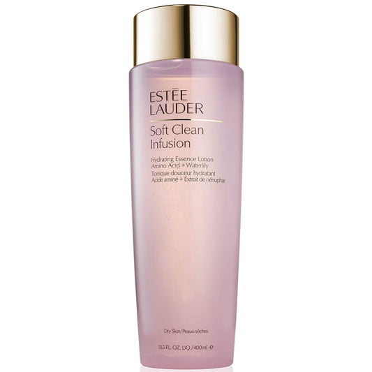 Estee Lauder Soft Clean Infusion Hydrating Essence Lotion 400ml - Dry Skin - Peacock Bazaar