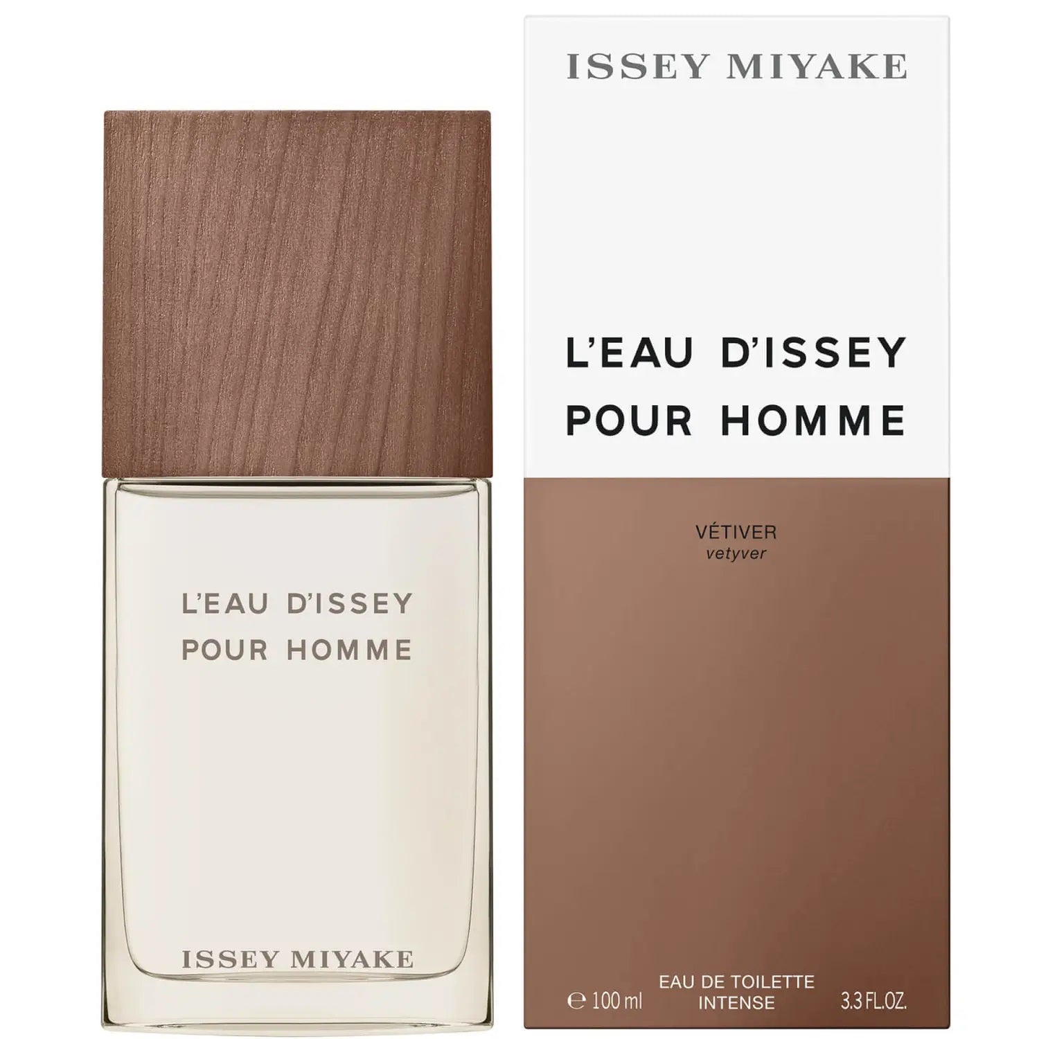 Issey Miyake L’Eau d’Issey pour Homme Vetiver Eau de Toilette 100ml, & 50ml Spray - Peacock Bazaar