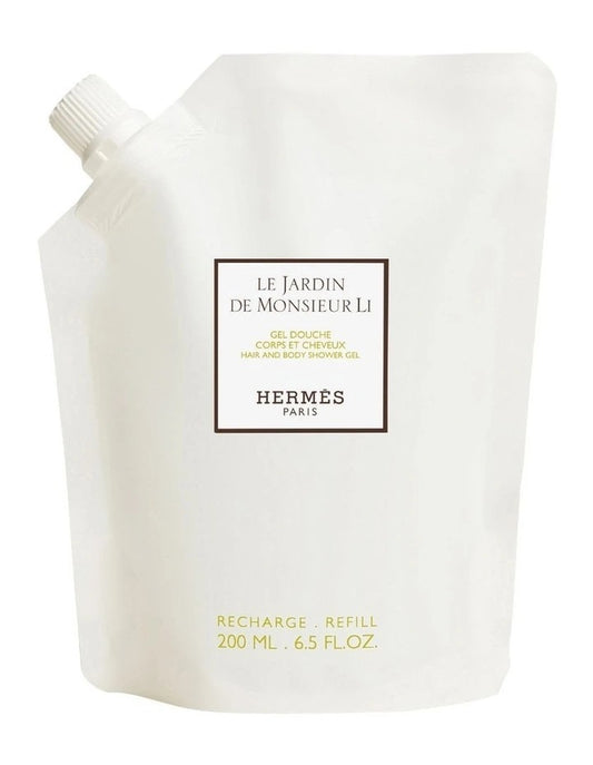 Hermès Le Jardin De Monsieur Li Hair & Body Shower Gel 200ml Refill - Peacock Bazaar