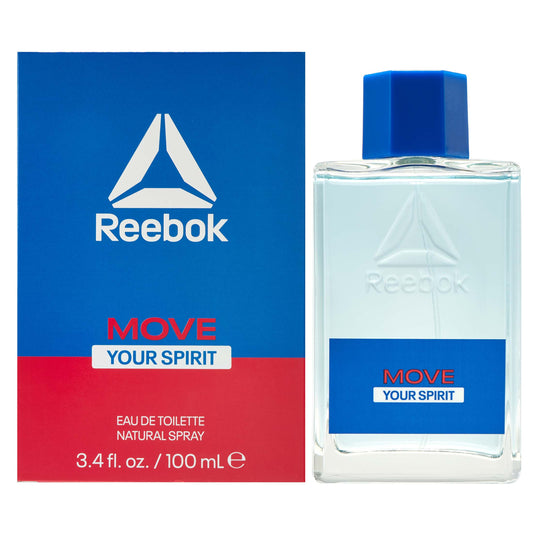 Reebok Move Your Spirit Men Eau de Toilette 100ml Spray - Peacock Bazaar