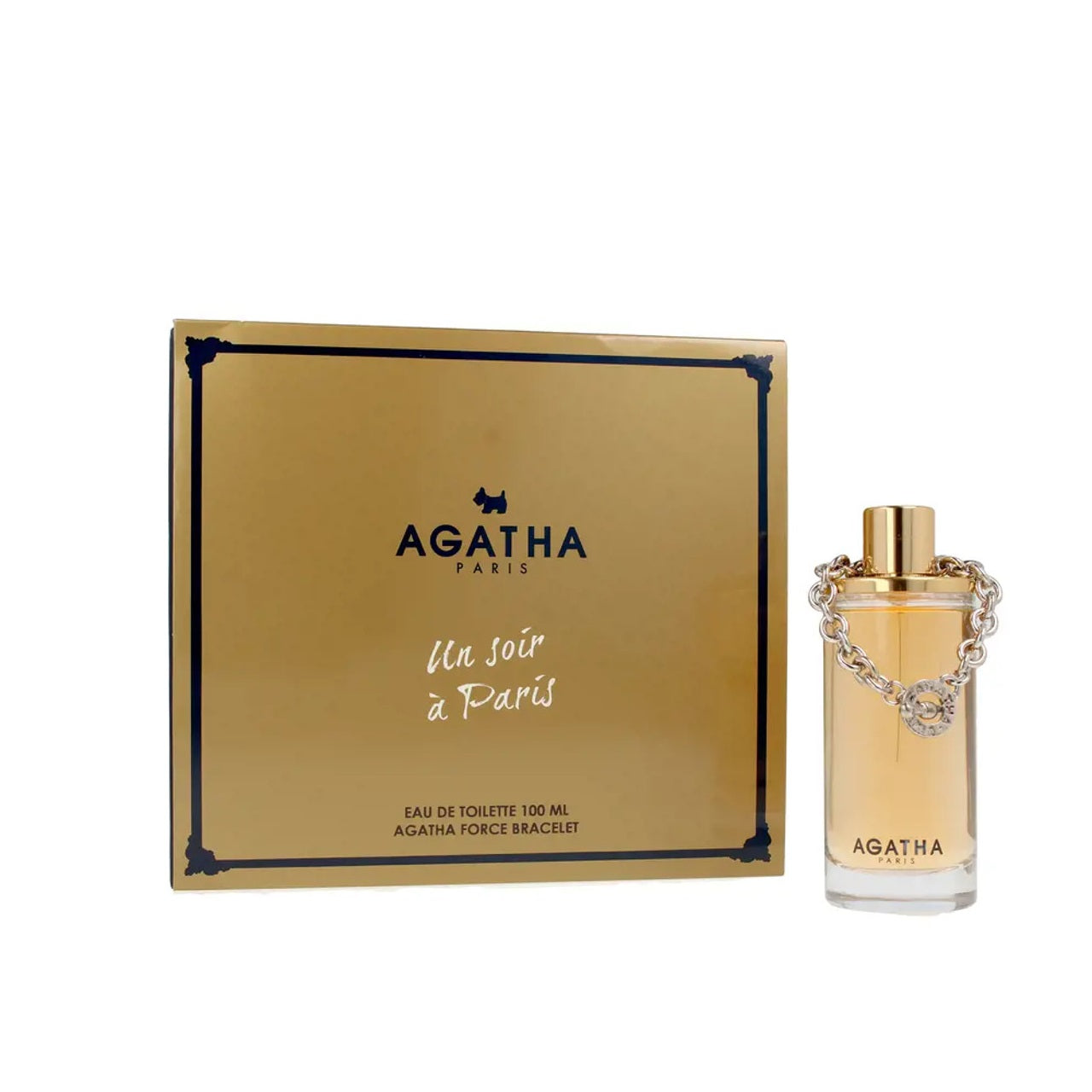 Agatha Paris Un Soir à Paris Gift Set 100ml EDT Spray - Bracelet (This Gift Set contains:1 x 100ml EDT Spray1 x Bracelet) - Peacock Bazaar