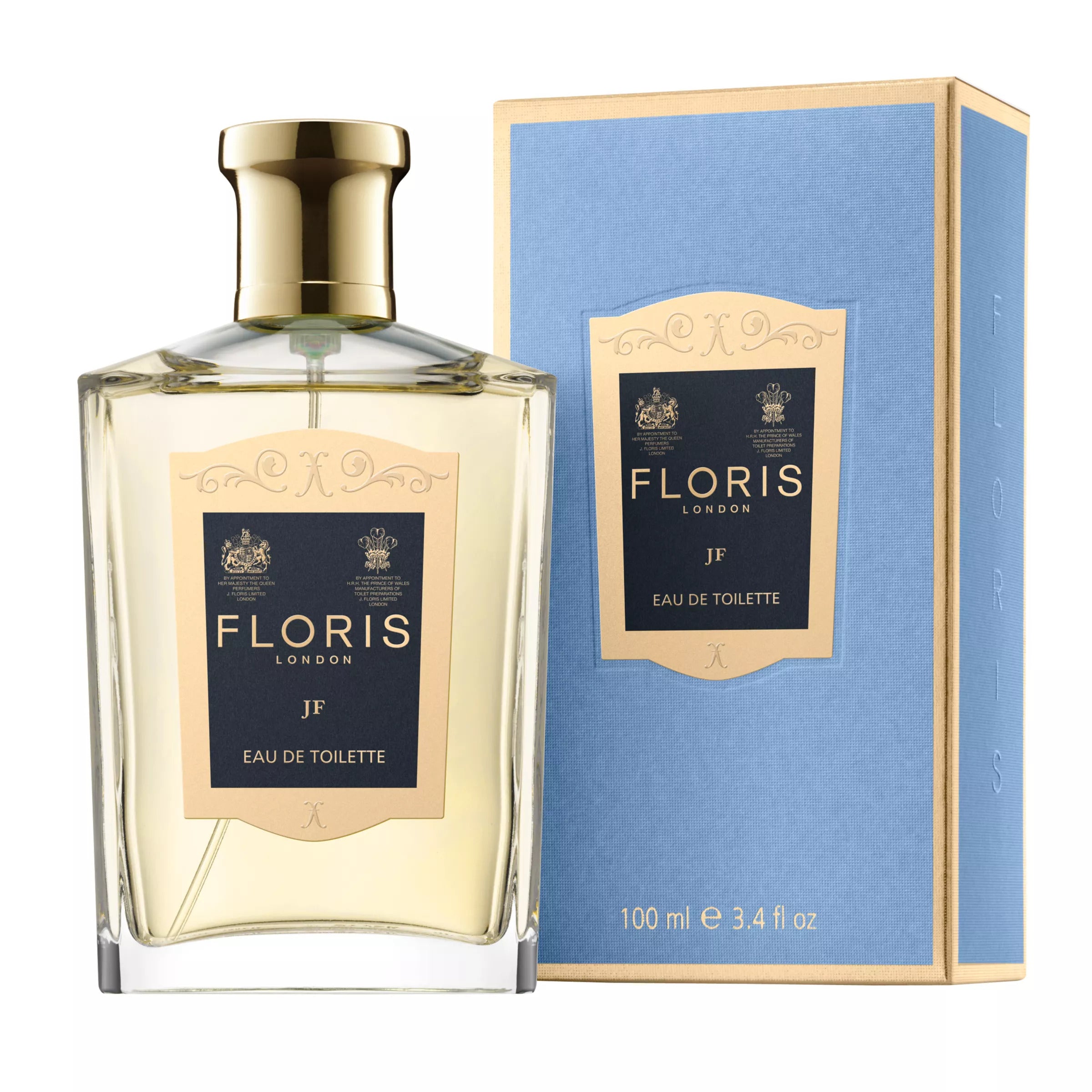 Floris JF Eau de Toilette 100ml, & 50ml Spray - Peacock Bazaar