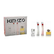 Kenzo Miniatures Gift Set 5ml Jungle Elephant EDP - 4ml Flower EDP - 4ml Flower by Kenzo Poppy Bouquet EDP - 5ml L'Eau Kenzo Pour Femme EDT - Peacock Bazaar