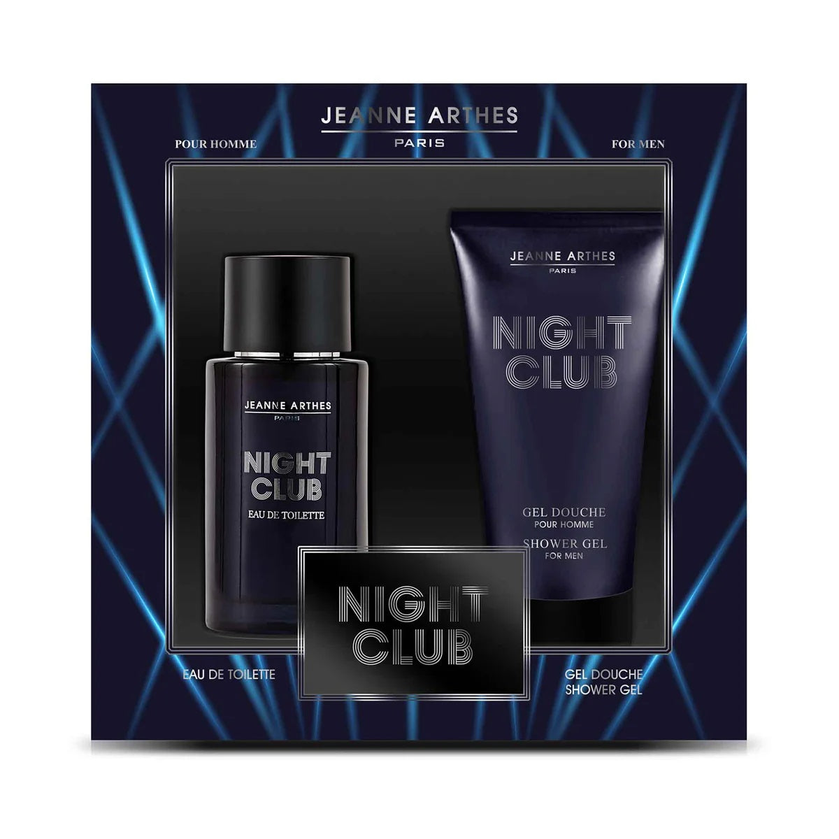 Jeanne Arthes Night Club Gift Set 100ml EDT - 150ml Shower Gel - Peacock Bazaar