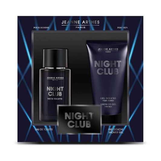 Jeanne Arthes Night Club Gift Set 100ml EDT - 150ml Shower Gel - Peacock Bazaar