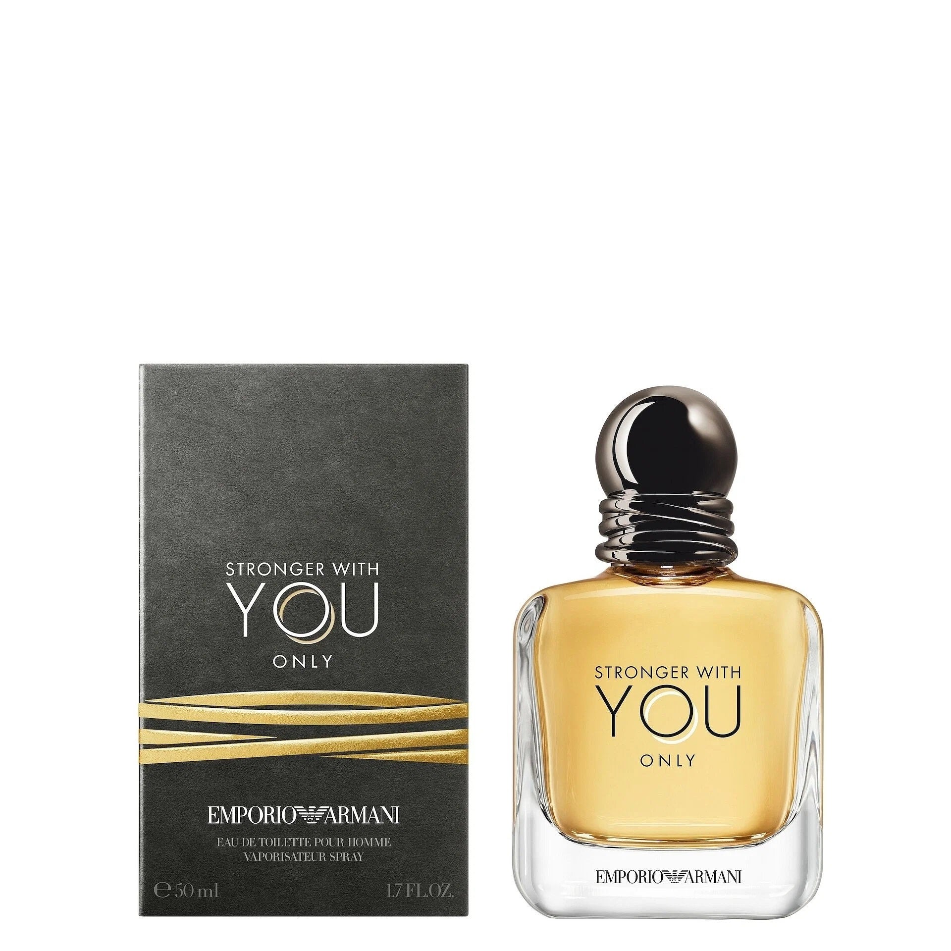 Giorgio Armani Emporio Armani Stronger With You Only Eau de Toilette 100ml, & 50ml Spray - Peacock Bazaar