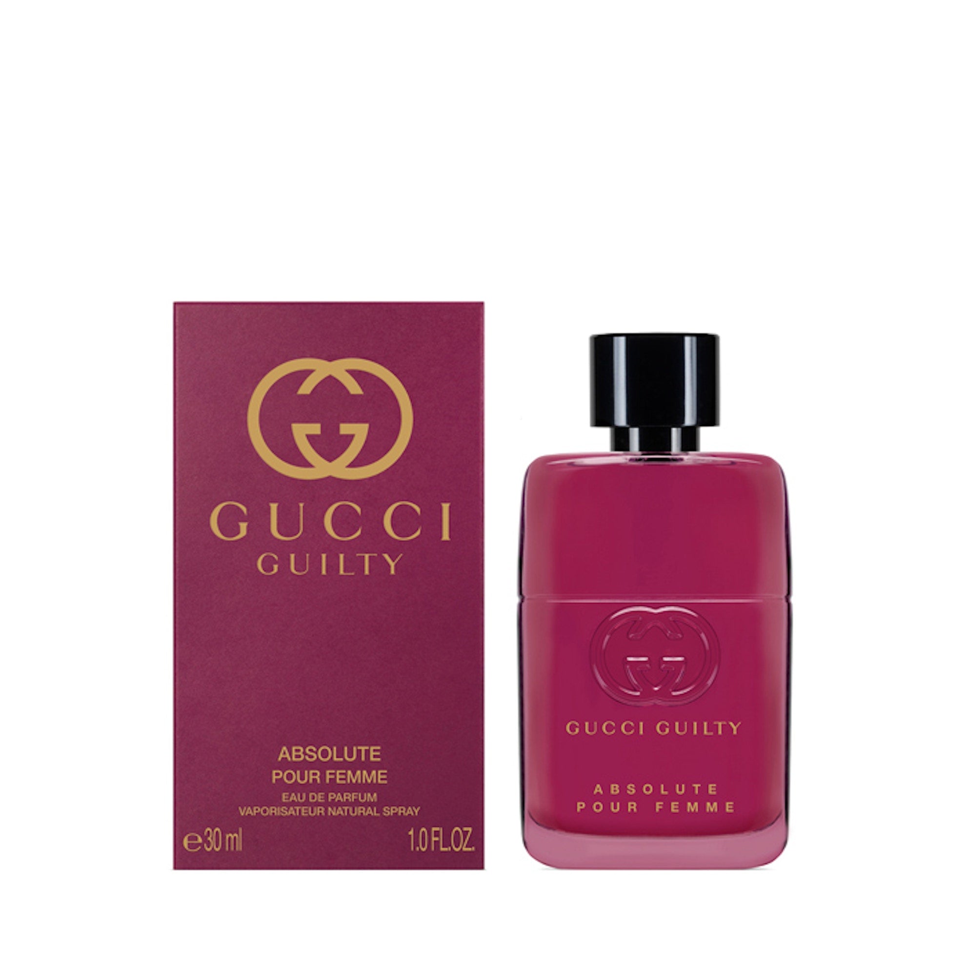 Gucci Guilty Absolute Pour Femme Eau de Parfum 90ml, 50ml & 30ml Spray - Peacock Bazaar