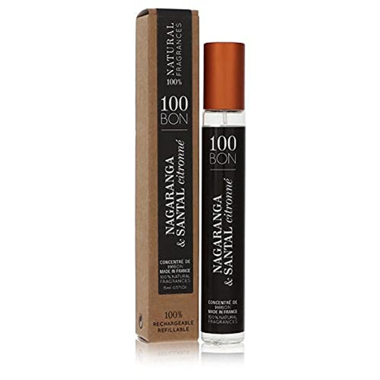 100BON Nagaranga & Santal Citronné Refillable Eau de Parfum Concentrate 15ml Spray - Peacock Bazaar