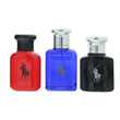 Ralph Lauren World Of Polo Gift Set 40ml Polo Red EDT - 40ml Polo Blue EDT - 40ml Polo Black EDT - Peacock Bazaar