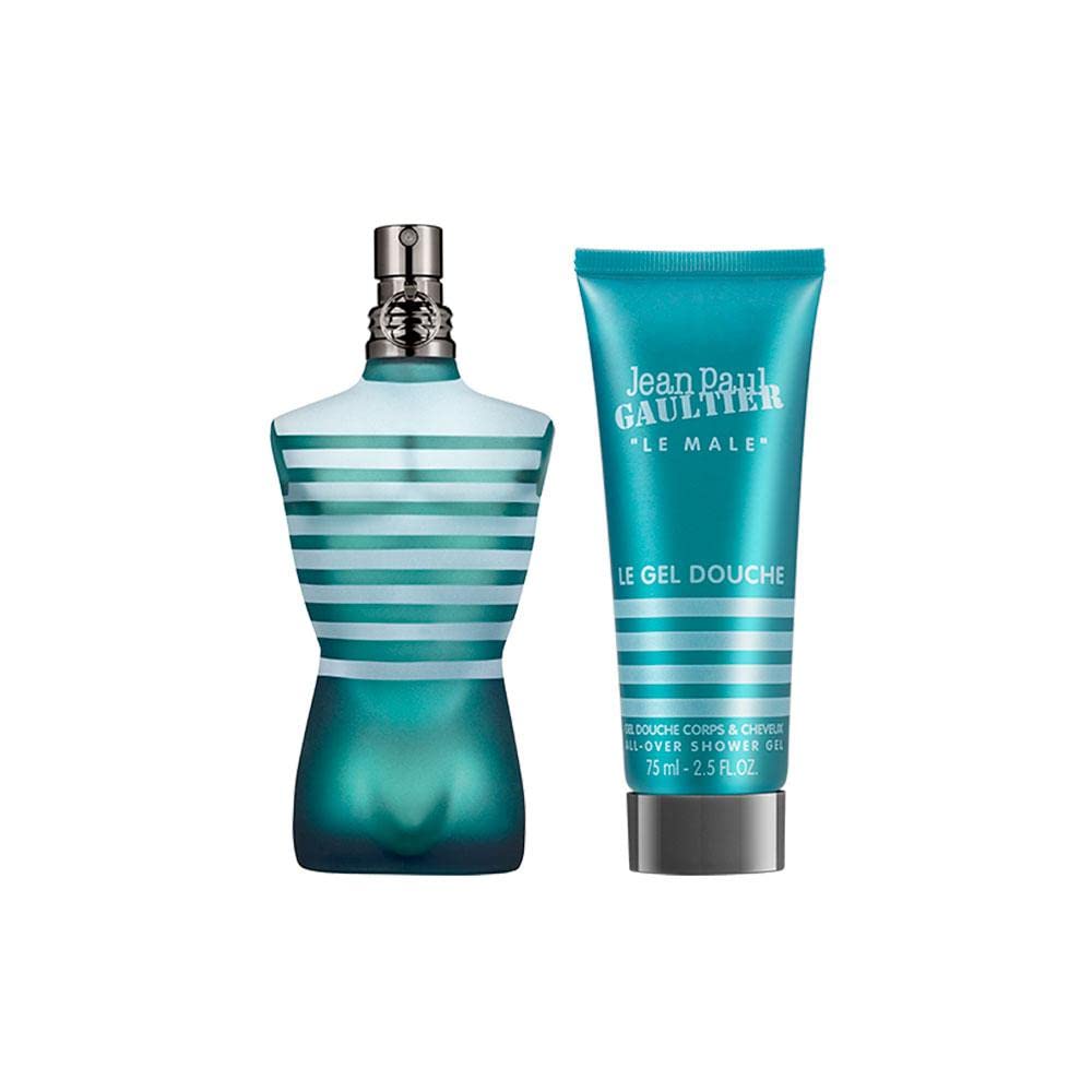 Jean Paul Gaultier Le Male Gift Set 125ml EDT - 75ml Shower Gel - Peacock Bazaar