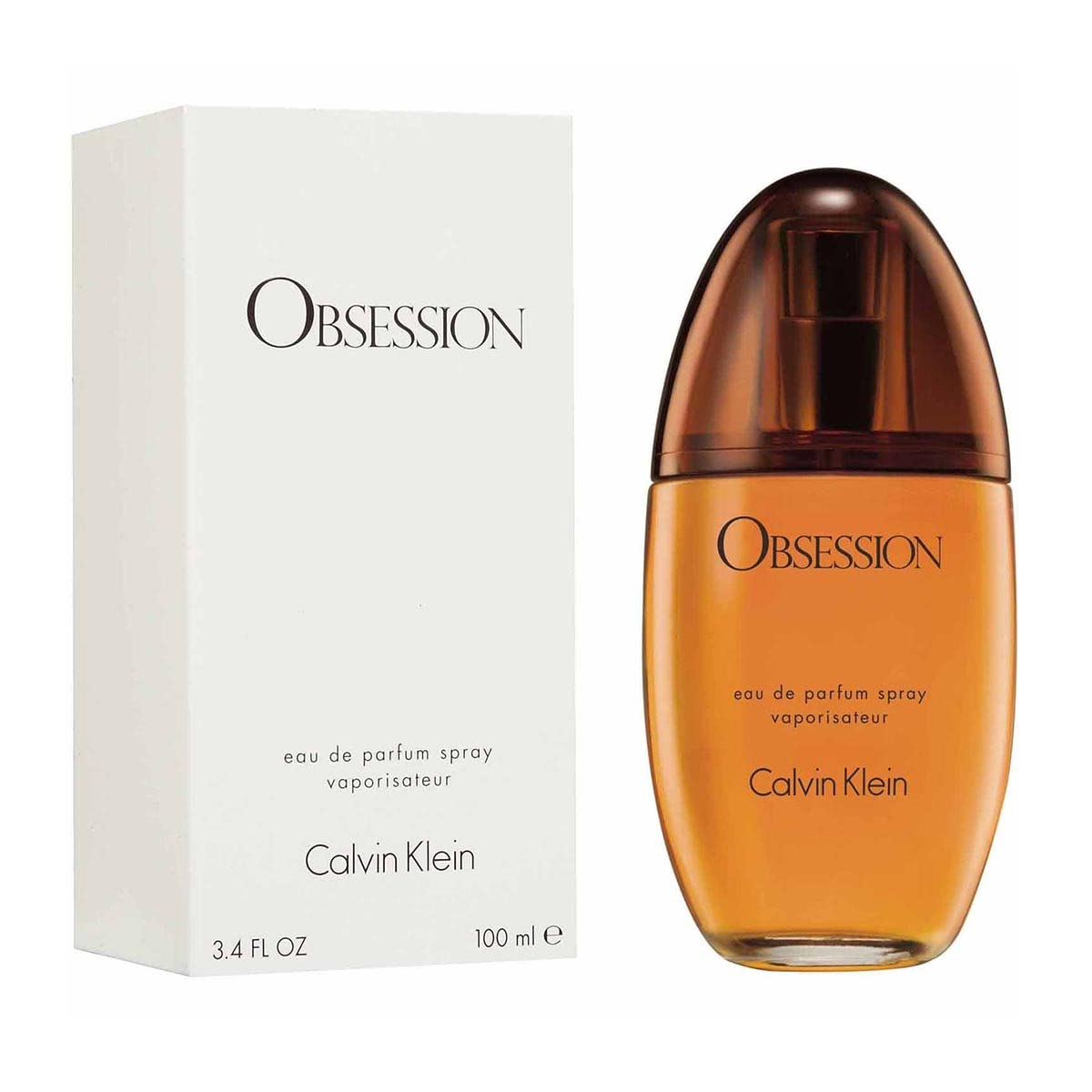 Calvin Klein Obsession Eau de Parfum 100ml, 50ml. & 30ml Spray - Peacock Bazaar