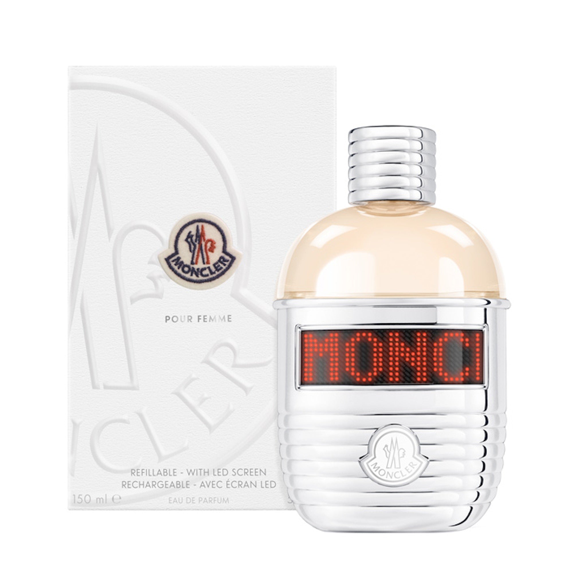 Moncler Pour Femme Eau de Parfum 150ml Spray Refillable - Peacock Bazaar