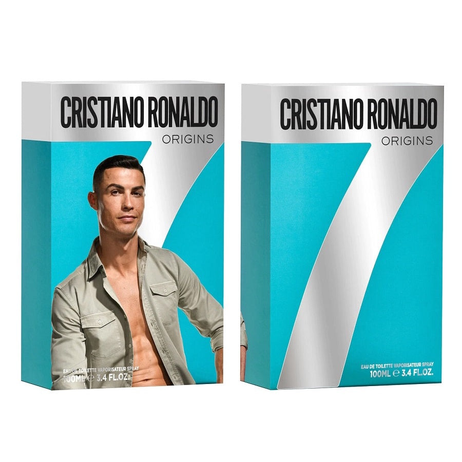 Cristiano Ronaldo CR7 Origins Eau de Toilette 100ml, 50ml, & 30ml Spray - Peacock Bazaar