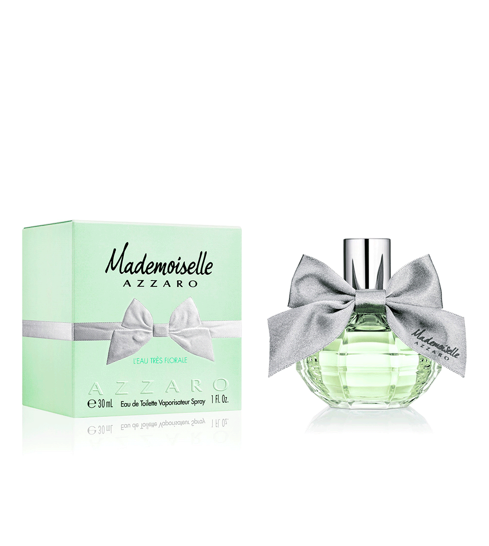 Azzaro Mademoiselle L'Eau Tres Florale Eau de Toilette 50ml, & 30ml Spray - Peacock Bazaar