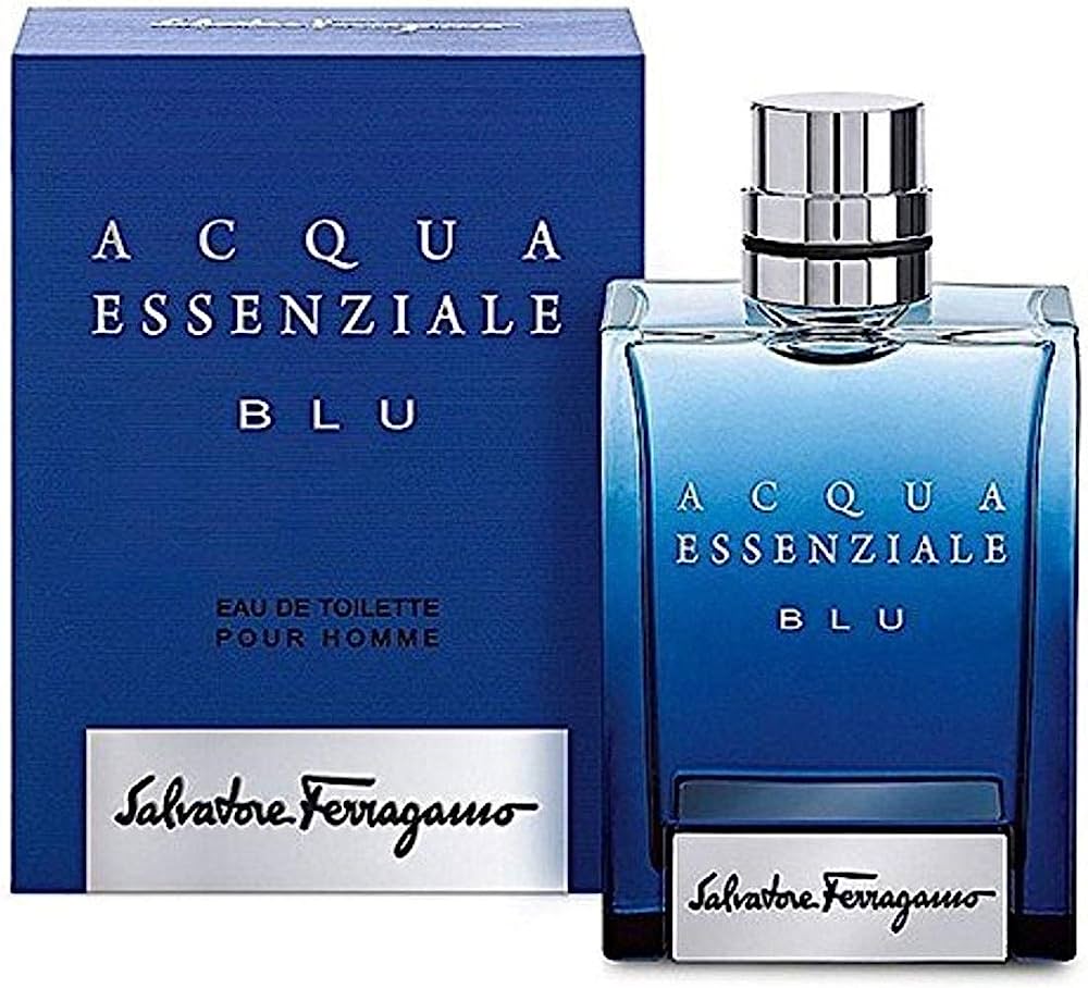 Salvatore Ferragamo Acqua Essenziale Blu Eau de Toilette 100ml, & 30ml Spray - Peacock Bazaar