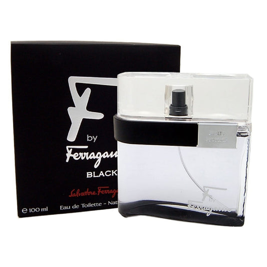 Salvatore Ferragamo F by Ferragamo Black Eau de Toilette 100ml Spray - Peacock Bazaar