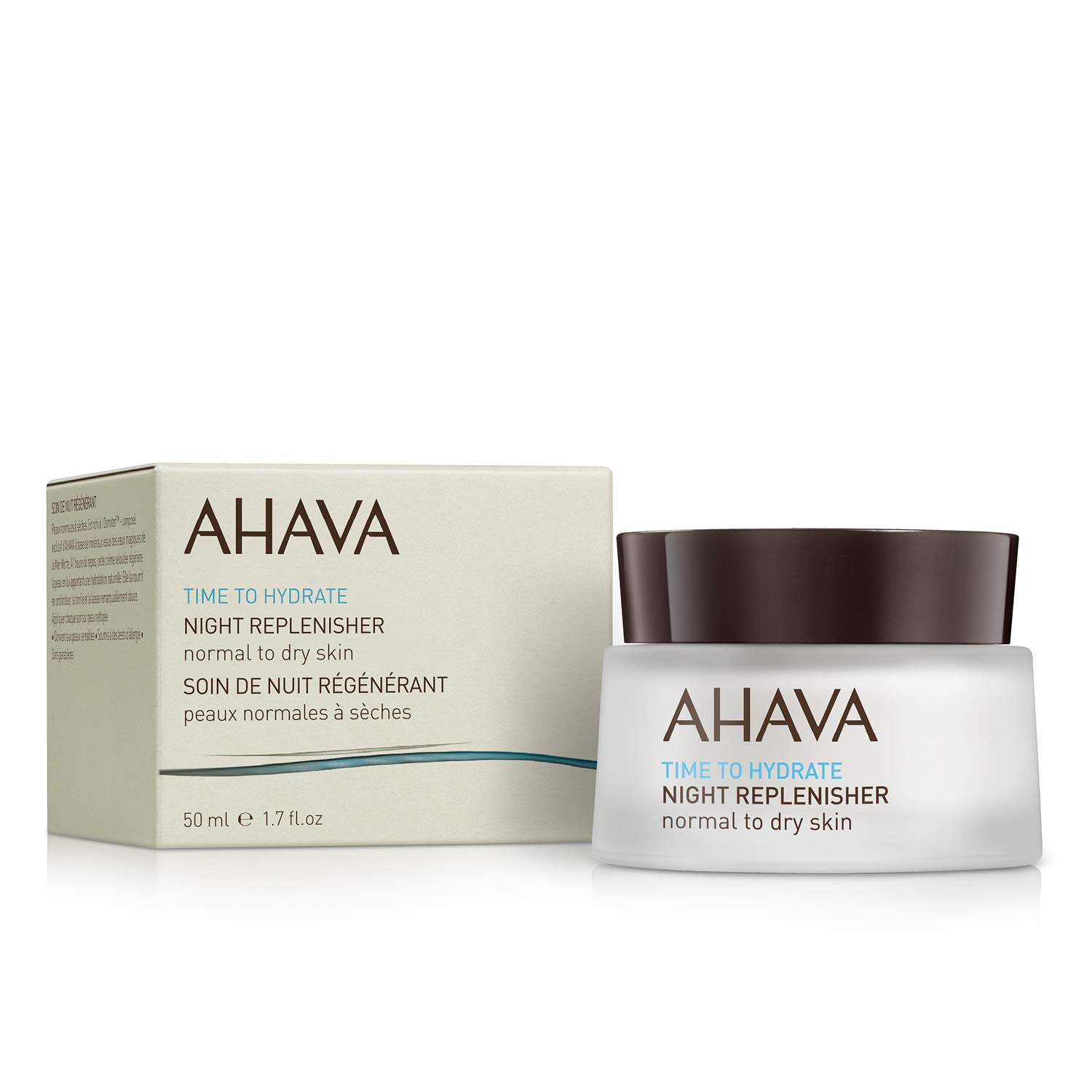 Ahava Time To Hydrate Night Replenisher 50ml - For Normal To Dry Skin - Peacock Bazaar