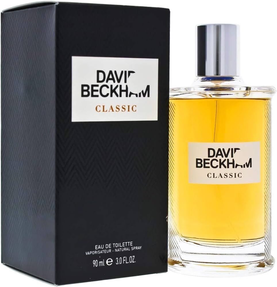 David Beckham Classic Eau de Toilette 90ml, 60ml, & 40ml Spray - Peacock Bazaar