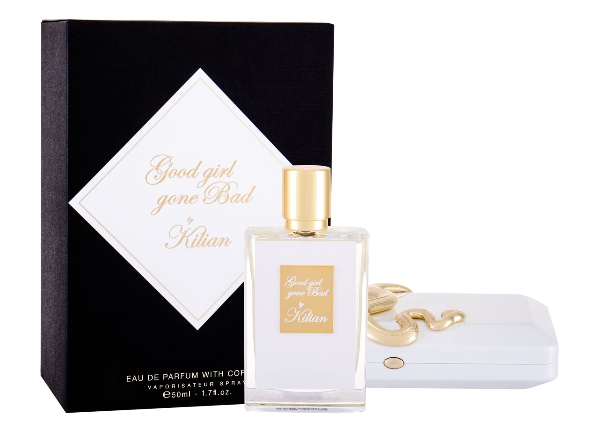 By Kilian Good Girl Gone Bad Gift Set 50ml EDP Refillable - Clutch Bag - Peacock Bazaar