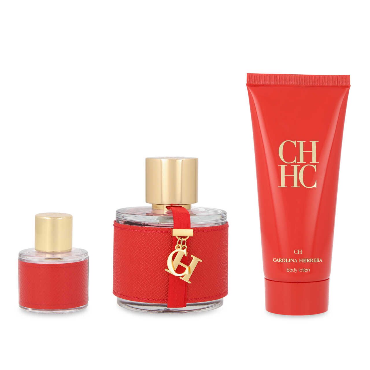 Carolina Herrera CH Gift Set 100ml EDT - 100ml Body Lotion - 8ml EDT - Peacock Bazaar