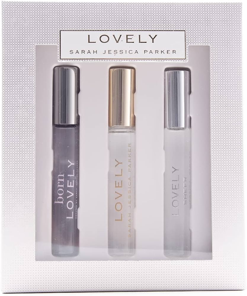 Sarah Jessica Parker Lovely Gift Set 10ml Lovely Sheer EDP - 10ml Born Lovely EDP - 10ml Lovely EDP - Peacock Bazaar