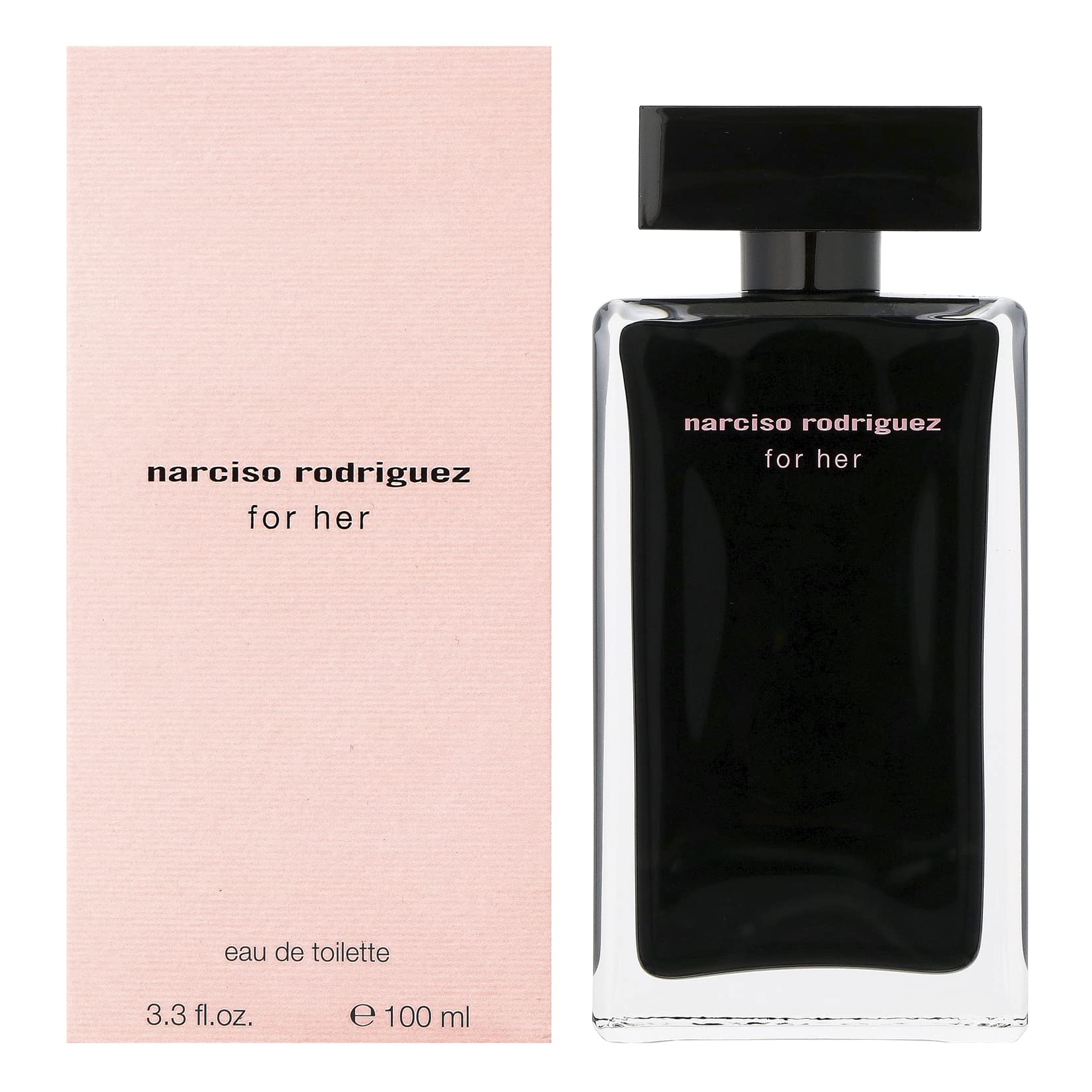 Narciso Rodriguez For Her Eau De Toilette 150ml, 100ml, 50ml, & 30ml Spray - Peacock Bazaar