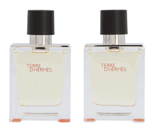 Hermès Terre d'Hermès Eau de Toilette Gift Set 2 x 50ml EDT - Peacock Bazaar