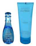 Davidoff Cool Water Woman Gift Set 30ml EDT - 75ml Body Lotion - Peacock Bazaar