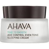 Ahava Time To Smooth Age Control Even Tone Sleeping Cream 50ml - Peacock Bazaar