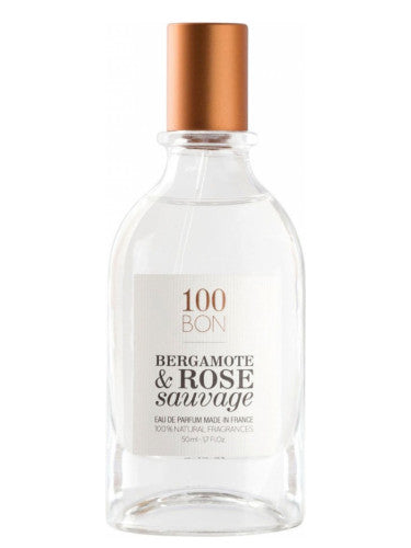 100BON Bergamote & Rose Sauvage Refillable Eau de Parfum 50ml & 10ml Spray - Peacock Bazaar