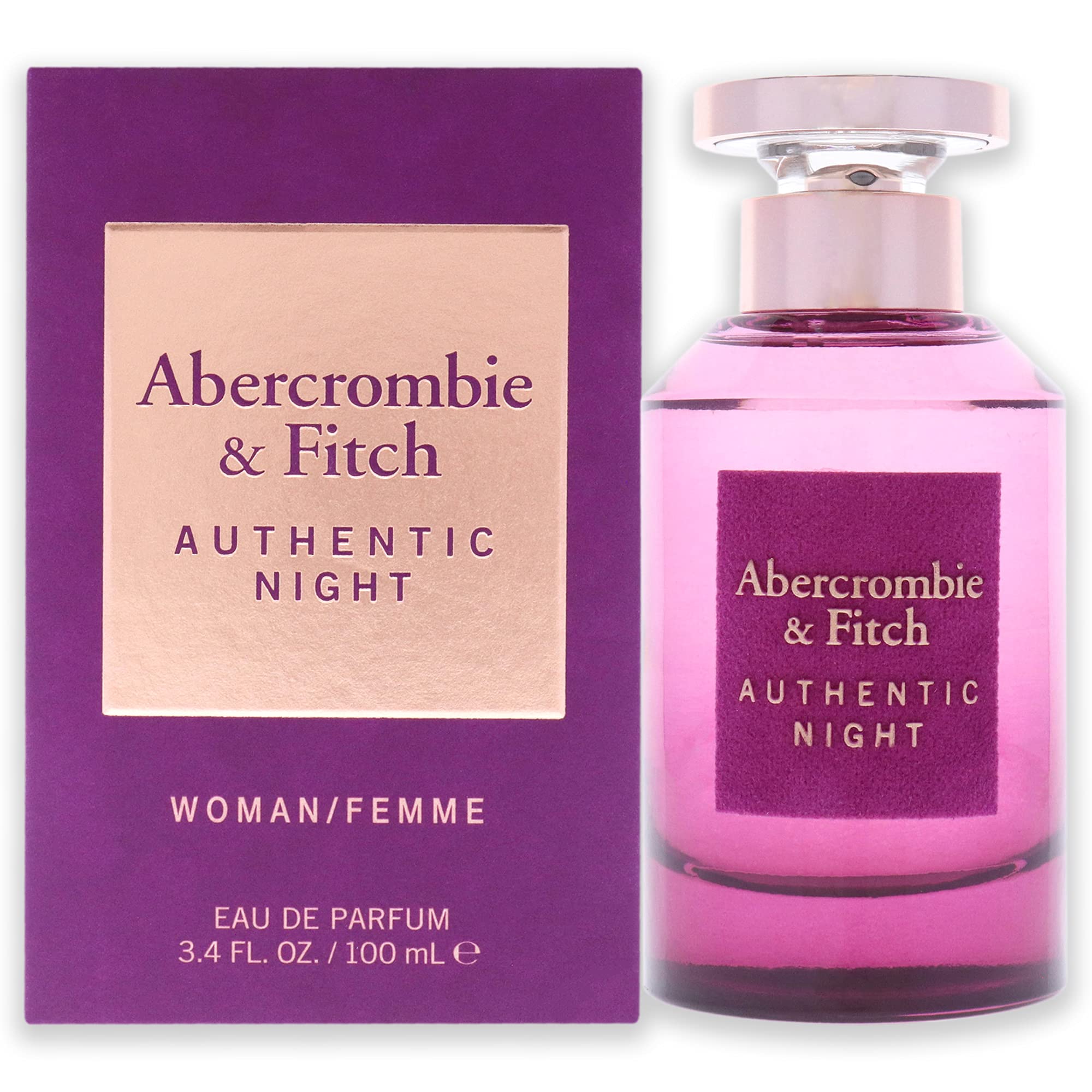 Abercrombie & Fitch Authentic Night Eau de Parfum 100m Spray - Peacock Bazaar