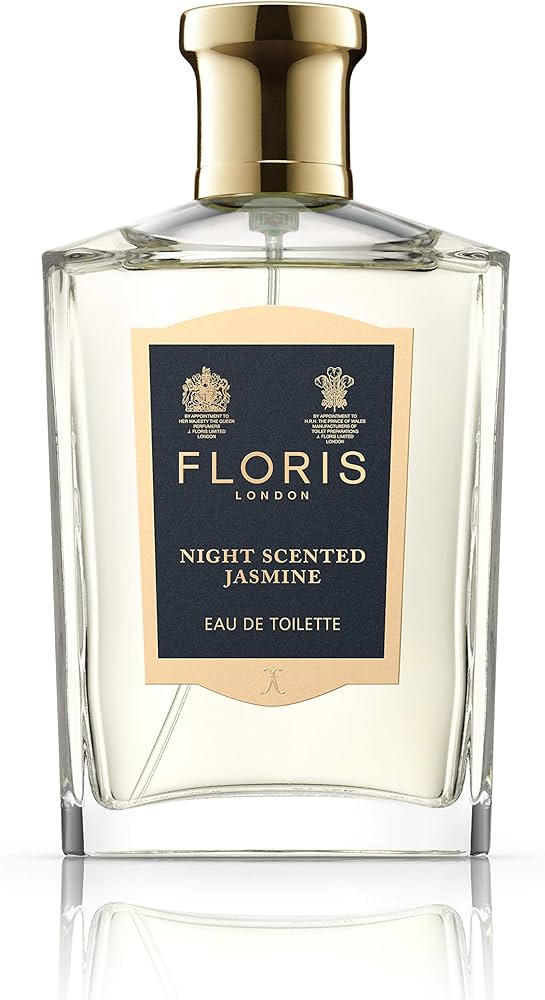 Floris Night Scented Jasmine Eau de Toilette 100ml, & 50ml Spray - Peacock Bazaar