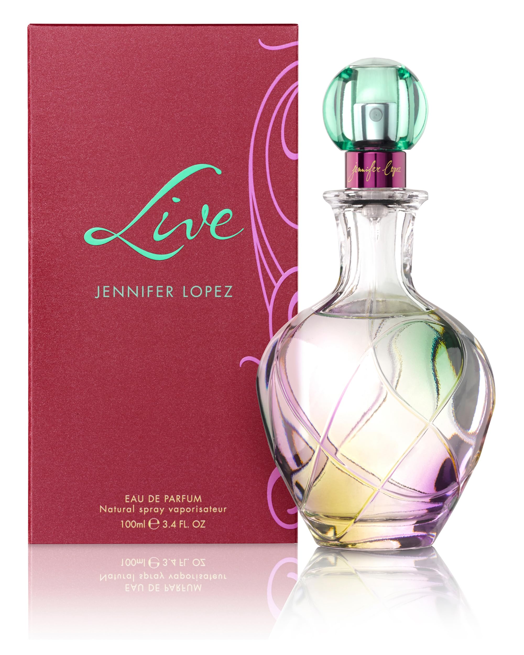 Jennifer Lopez Live Eau de Parfum 100ml, & 50ml Spray - Peacock Bazaar