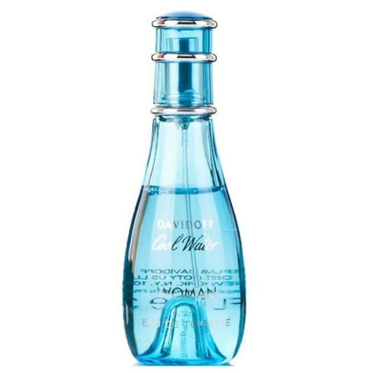 Davidoff Cool Water Woman Eau de Toilette 200ml, 100ml, 50ml, & 30ml Spray - Peacock Bazaar