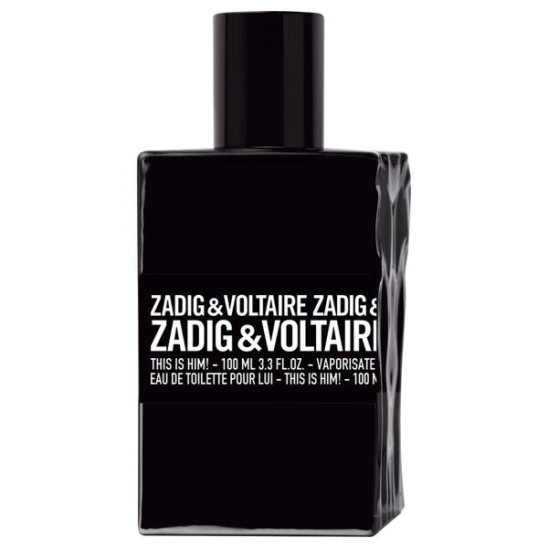 Zadig & Voltaire This is Him Eau de Toilette 100ml, 50ml, & 30ml Spray - Peacock Bazaar