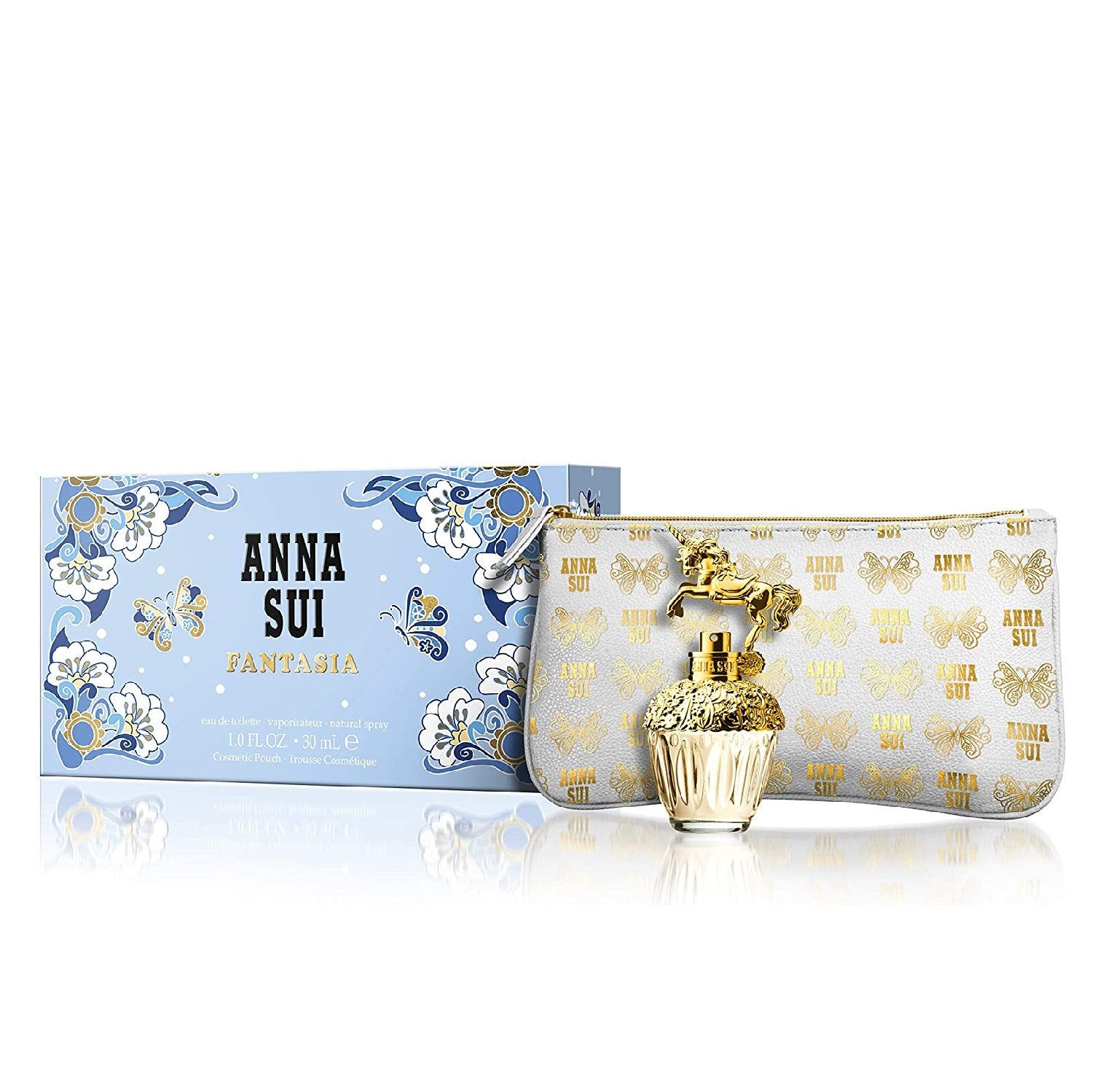 Anna Sui Fantasia 2 Piece Gift Set 30ml Eau de Toilette - Pouch - Peacock Bazaar