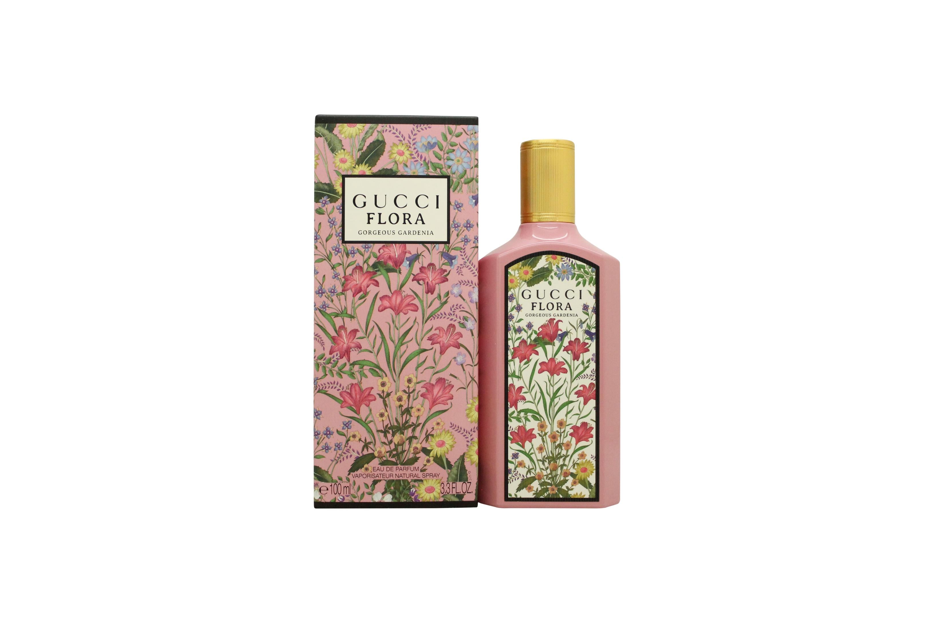 Gucci Flora Gorgeous Gardenia Eau de Parfum 100ml, 50ml & 30ml Spray - Peacock Bazaar