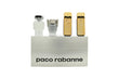 Paco Rabanne Miniatures For Him Gift Set 5ml 1 Million EDT - 5ml 1 Million Parfum EDP - 5ml Invictus EDT - 5ml Phantom EDT - Peacock Bazaar