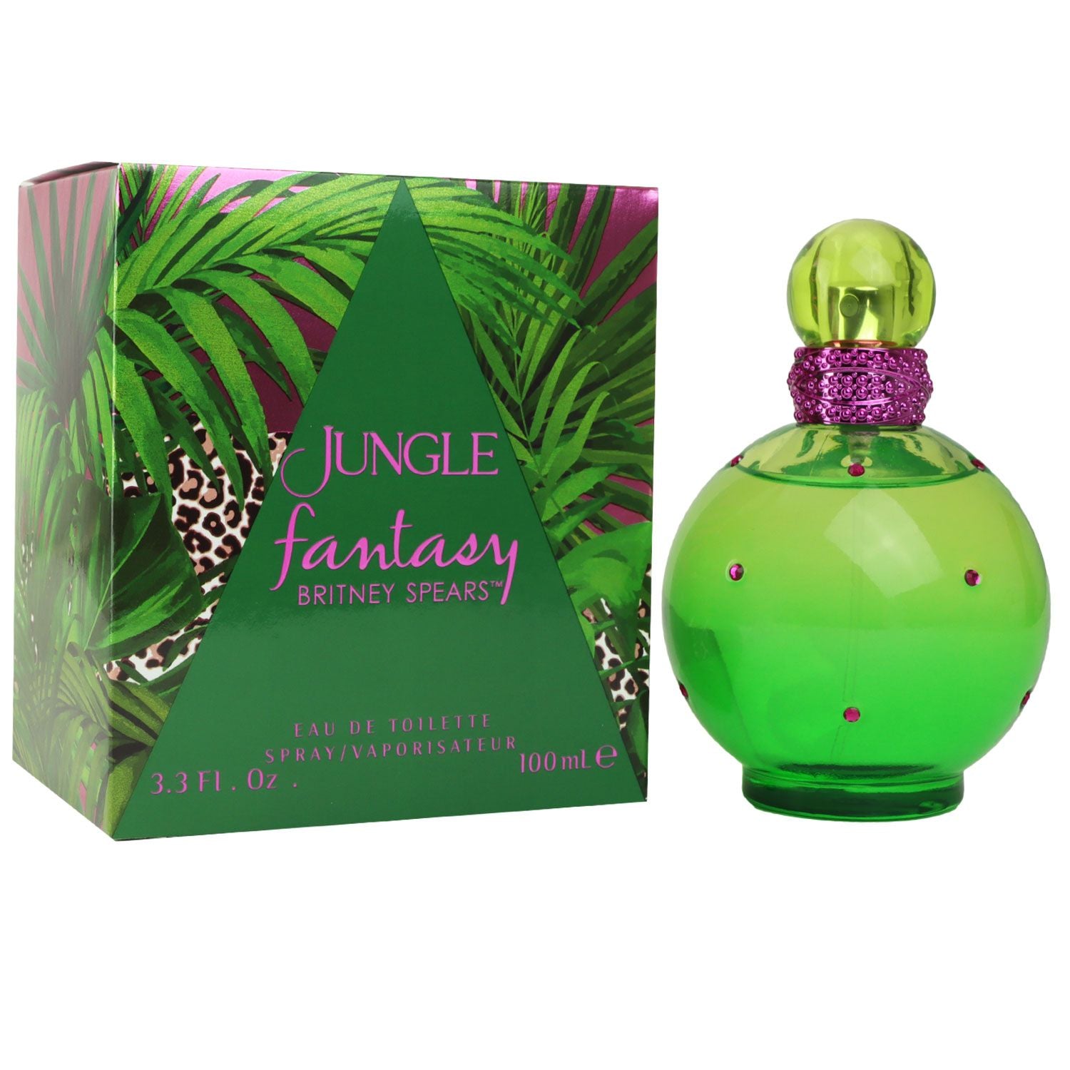 Britney Spears Jungle Fantasy Eau de Toilette 100ml, & 30ml Spray - Peacock Bazaar